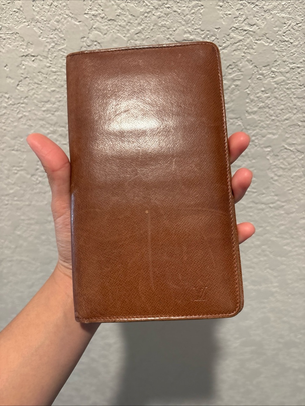 Louis Vuitton Malletier Long Bifold Wallet Brown